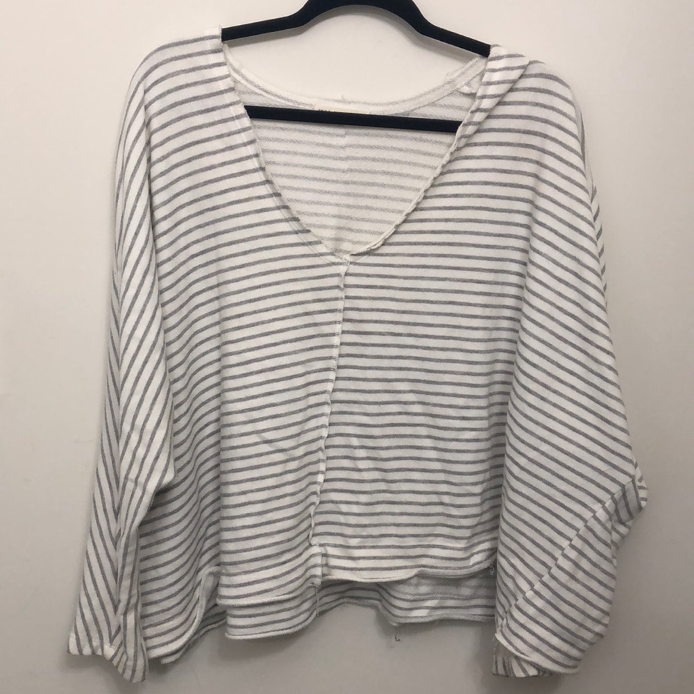Oversized V neck sweater